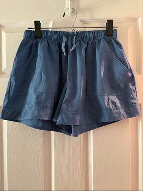 Everyday Drawstring Blue Women's Shorts